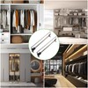 Ksvaye Set of 2 25 cm Clothes Rail, Extendable Telescopic