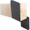 2x4 Door Barricade Brackets Heavy Duty Metal Drop Open Bar