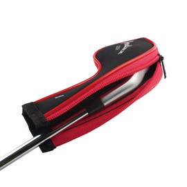 Andux 10pcs/set Golf Iron Club Head Covers with Zipper Black/red MT/AL03