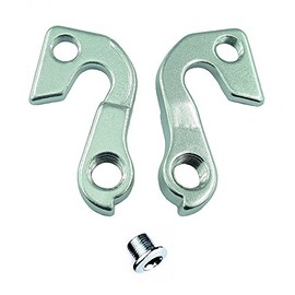 Noah And Theo NT-HD057 Mech Gear Derailleur Hanger Dropout compatible with GT Hanger MHGT62 in SATIN SILVER incl. screw set.