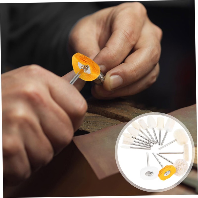 Outanaya 50 Pcs Mini Rotary Tool Polishing Kit Versatile Buffing