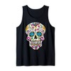 Day of the Dead Sugar Skull Tank Top