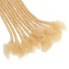 Dreadlock Extensions Human Hair #27 Blonde 10-100 Strands 100% Full