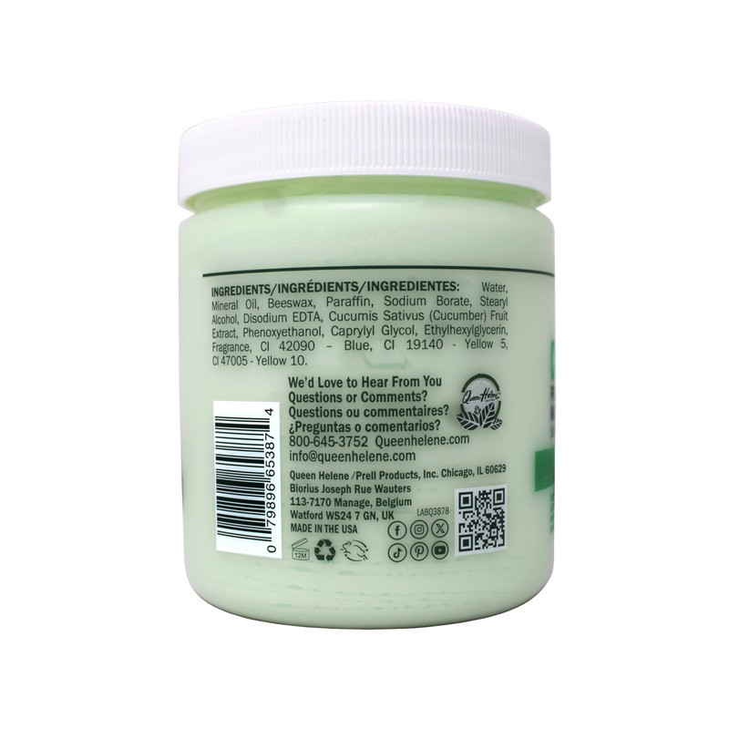 Queen Helene Cucumber Professional Massage Cream, Soothing and Moisturizing, 15