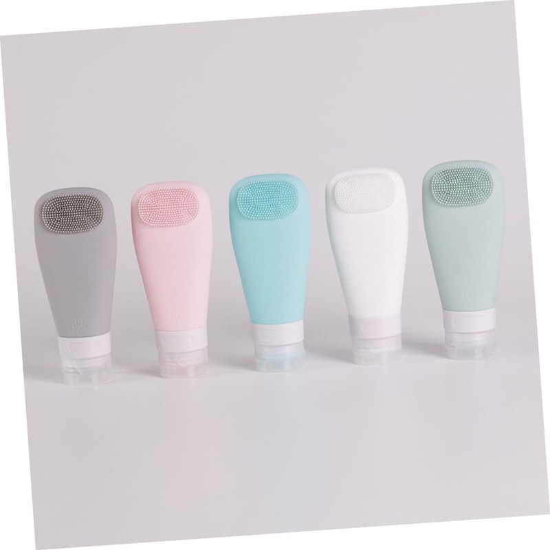OHPHCALL Shampoo Dispenser Portable Travel Bottles Brush Dispensing Bottle Lotion