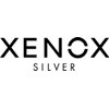 Xenox XS3505N Modern Classic Stud Earrings Matte Silver Diameter 3
