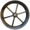 LavaLock Heavy Duty 10" Carriage Style Steel Smoker Wheel for