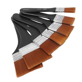 Garosa Pincel Plano de Artista 7pcs brochas para pintar acrílico óleo acuarela madera pared limpieza muebles