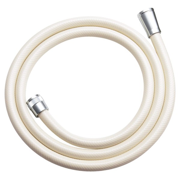 Kakudai large bore shower hose 1.6M 3672C cream