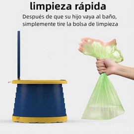 TOPTHEROAD MTZ-01 Asiento Entrenador Baño Niños – Portátil y Plegable