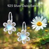 Daisy Earrings Gifts for Women Sterling Silver Daisy Flower Leverback