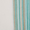 DII Everyday Collection, Fringed Stripe Tabletop, Napkin Set, Teal, 6