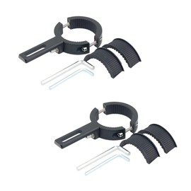 Pack of 2 Mounting Brackets for Motorcycle Headlights, 38-60 mm Fog Light Holder, Adjustable Motorcycle Light Holder, Work Light Holder, Universal Mounts for Headlights