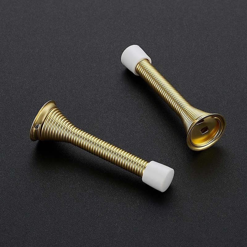 Ravinte Door Stoppers, 36 Pack Gold Spring Door Stops with