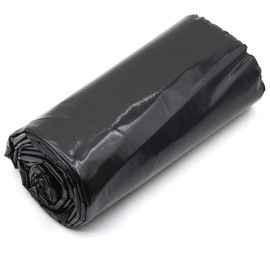 Feitore 4 Mil Black Plastic Sheeting Weed Barrier Landscape Fabric Heavy Duty Plastic Roll for Garden Multi Use Polyethylene Sheeting, 3FT x 50FT