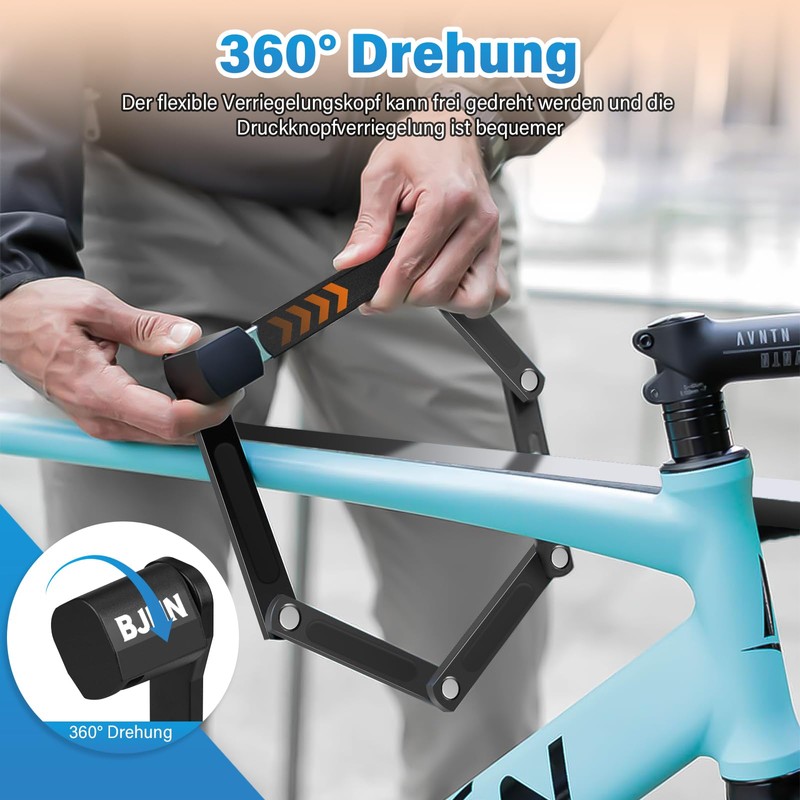 85 cm Folding Bicycle Lock - Bicycle Lock Folding Lock