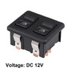 uxcell 10 Pins Car Window Switch Dual Button Car Control