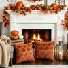 Benjia Autumn 20x20 Cushion Covers Set of 2, Fall Pumpkin