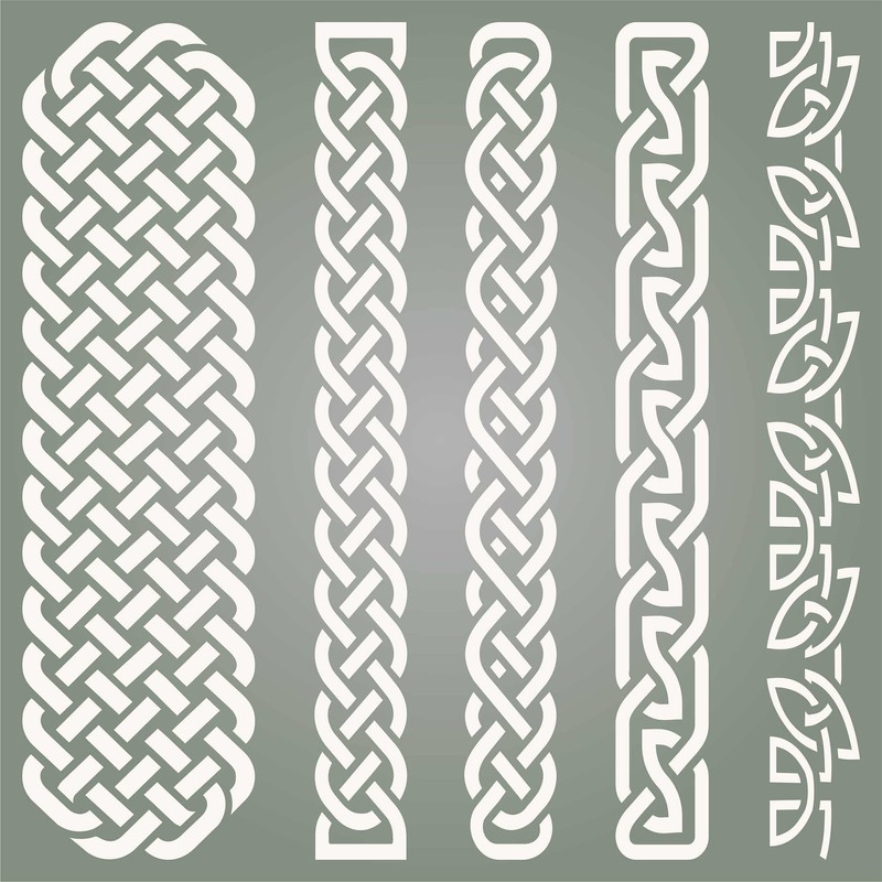 Celtic Knot Stencil, 11.4 x 11.4 cm (S) - Irish
