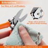 SPEEDWOX Flush Cutter Side Cutting Pliers Angled Wire Cutters for
