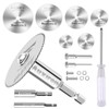 11 PCS Rotary Drill Saw Blades: 6 PCS Mini Circular