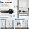 Fingerprint Door Lock,Smart Door knob, Keypad Keyless Entry Door Lock