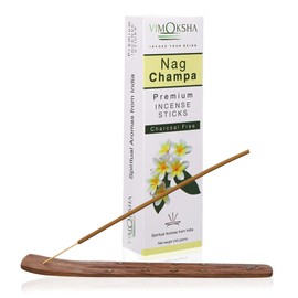 Nag-Champa-Incense-Sticks-Bulk-Pack-(240 GM, 135 Sticks)-100%-Natural-Organic-Chemicals-Free for-Relaxation-Positivity-Yoga-Meditation