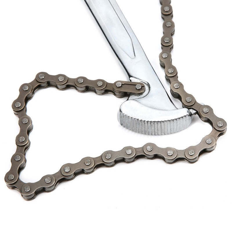 Chain Pipe Pliers, Durable HRC60 Chain Wrench with High Hardness