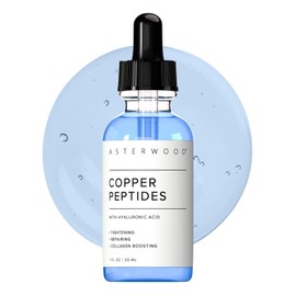 Asterwood Sérum Facial Con Péptidos De Cobre - Con Ghk-Cu Y Ácido Hialurónico - Sérum Facial Antiedad - 30 Ml