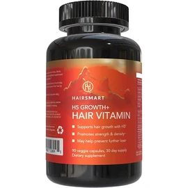 H5 Grow+ Hair Vitamin Supplement – Biotin, Ayurvedic Herbs & 5 Nutrient Groups for Hair Growth, Density & Strength | Best Hair Growth Supplement for Men and Women (90 Count (Pack of 1))