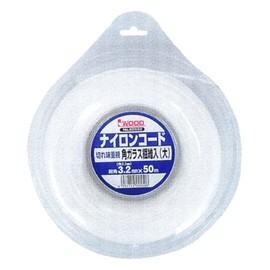 Eyewood 90548 Nylon Cutter for Weed Trimmers, Nylon Cord, Spiral (Large), Diagonal 0.12 inches (3.0 mm), 16.6 ft (50 m)