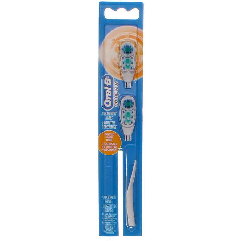 Oral-B Complete Replacement Heads (1 Pack of 2 Pieces)