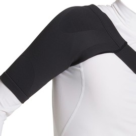 D&M Asmedy Shoulder Supporter, For Shoulders, 1 Piece, For Both Left and Right Use, Made in Japan, Black, M Size, Level 4, Sleeve Type N, Fixed, Support, Stretchy, Compression Compression Sports