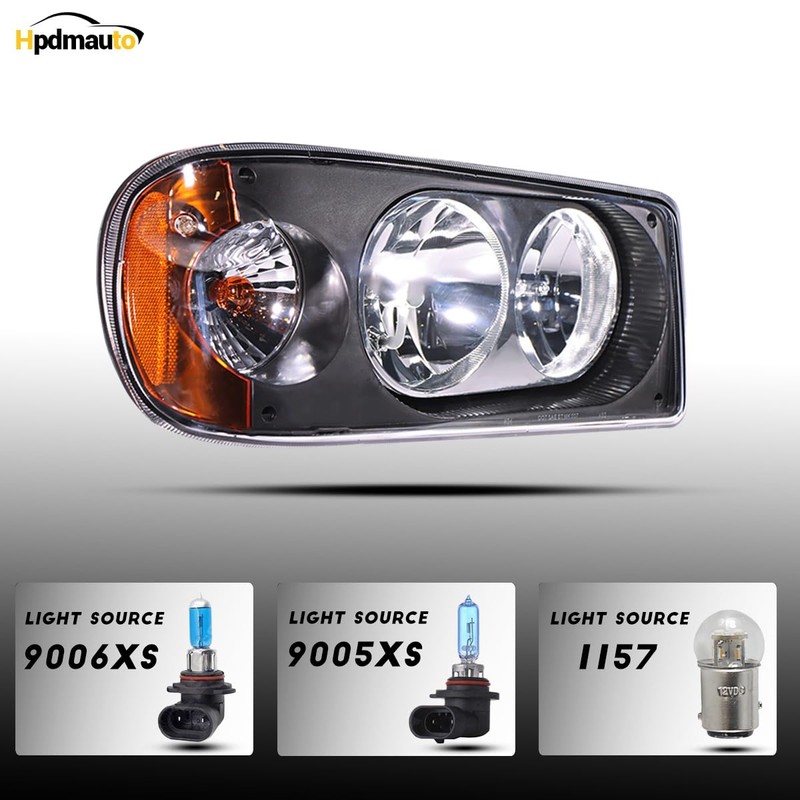 Hpdmauto Headlights fit for Mack Granite Replacement Driver Side Headlamp