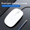 USB 3.0 Wired Slim Mouse, Optical 2.4GHZ USB Desktop Mouse,3