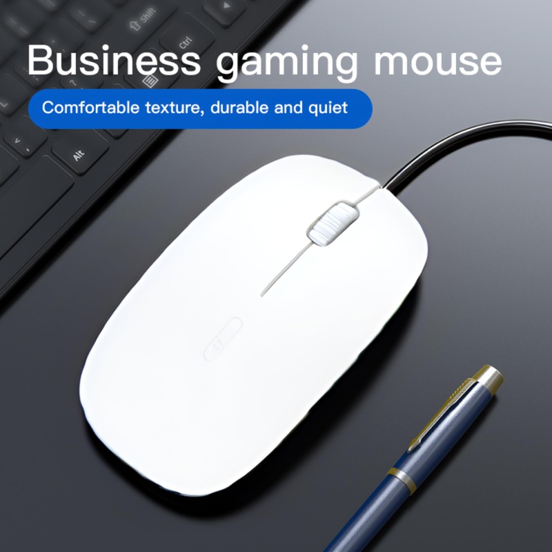 USB 3.0 Wired Slim Mouse, Optical 2.4GHZ USB Desktop Mouse,3