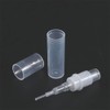5Pcs White Mini Perfume Bottle,Protable Liquid Container Atomizer Bottles Plastic