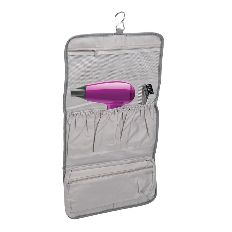 Hair Dryer Storage Case Foldable Portable Humanized Separation Design Travel