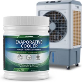 Swamp Cooler Tablets for Evaporative Coolers | Water Stain Cleaning, Odor Control, Scale Prevention & System Maintenance 20 pcs