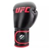 UFC 16 OZ MUAY THAI TRAINING GLOVES, BLACK/RED *NEW