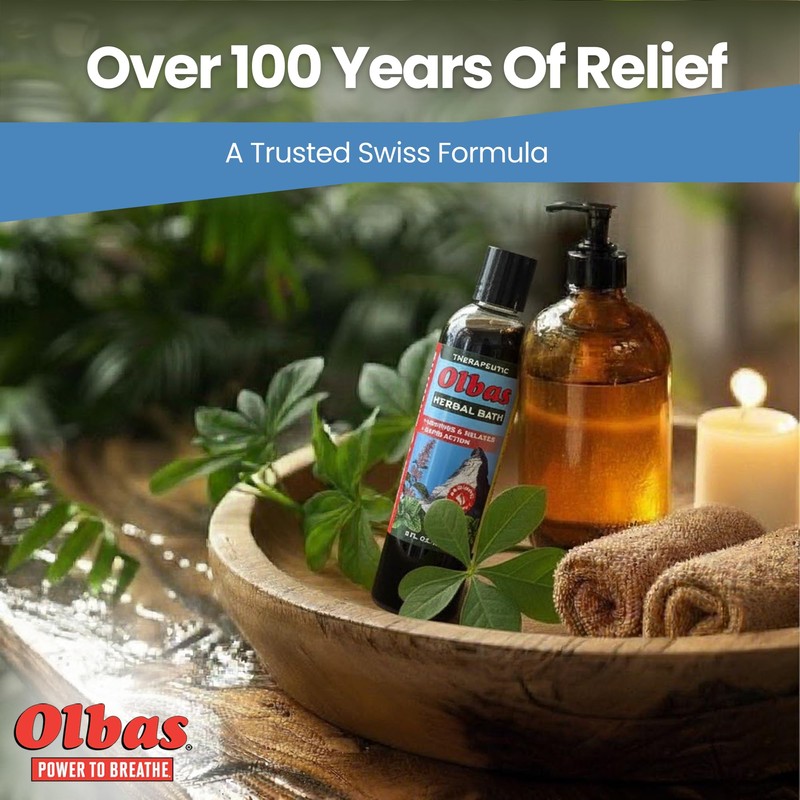 Olbas Herbal Bath Sore Muscle Bath Soak & Natural Muscle