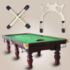 GANAZONO 2Pcs Snooker Billiards Racks with Antler Design Cross Holders