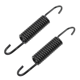 Mokuo Motorcycle Dirt Bike Stand Kickstand Spring Brake Pedal Return Spring Mopeds Scooter Parts - 2Pcs,Black,110MM Length