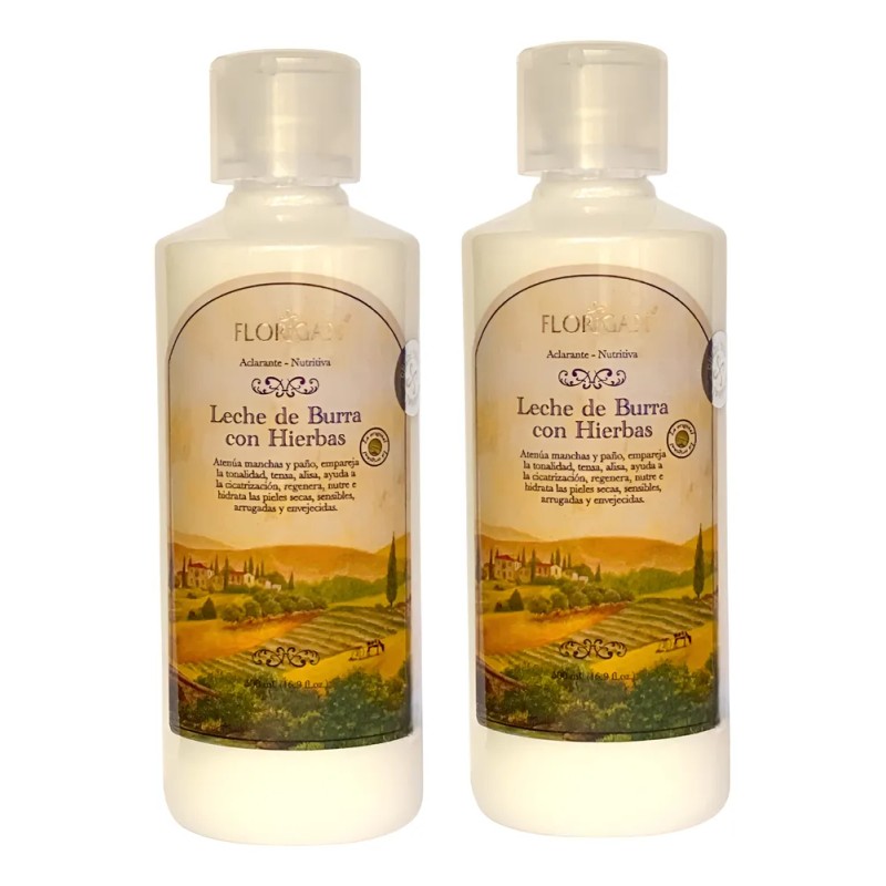 Crema Emulación De Leche De Burra 1/2 Lt. Florigan® 2