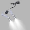 FSLiving Light Unit (White) 2-Light Dimmable Mini Spotlight Jewelry Showcase