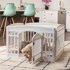IRIS USA 24" 4-Panel Dog Playpen with Door, 35 x