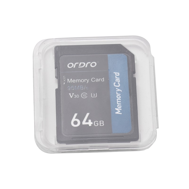 ORDRO 64GB Memory Card V30 Class 10 Storage Card 95MB/s