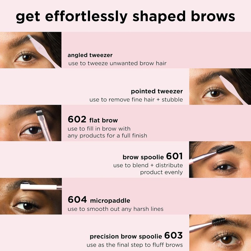 REAL TECHNIQUES, Set para Definir las Cejas, Cuidado de las