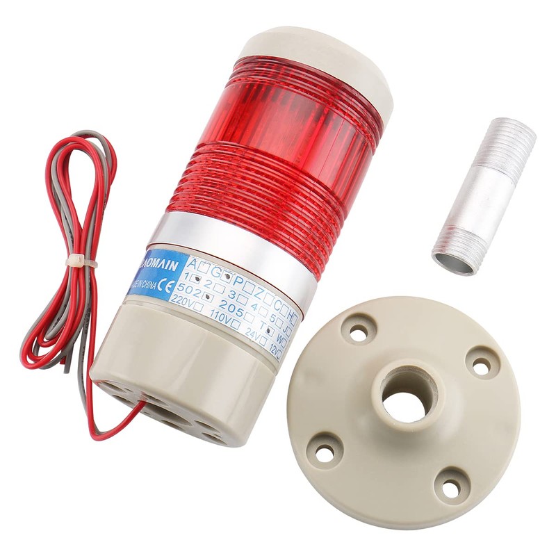 Baomain Industrial Signal Light Column LED Round Tower Light Indicator