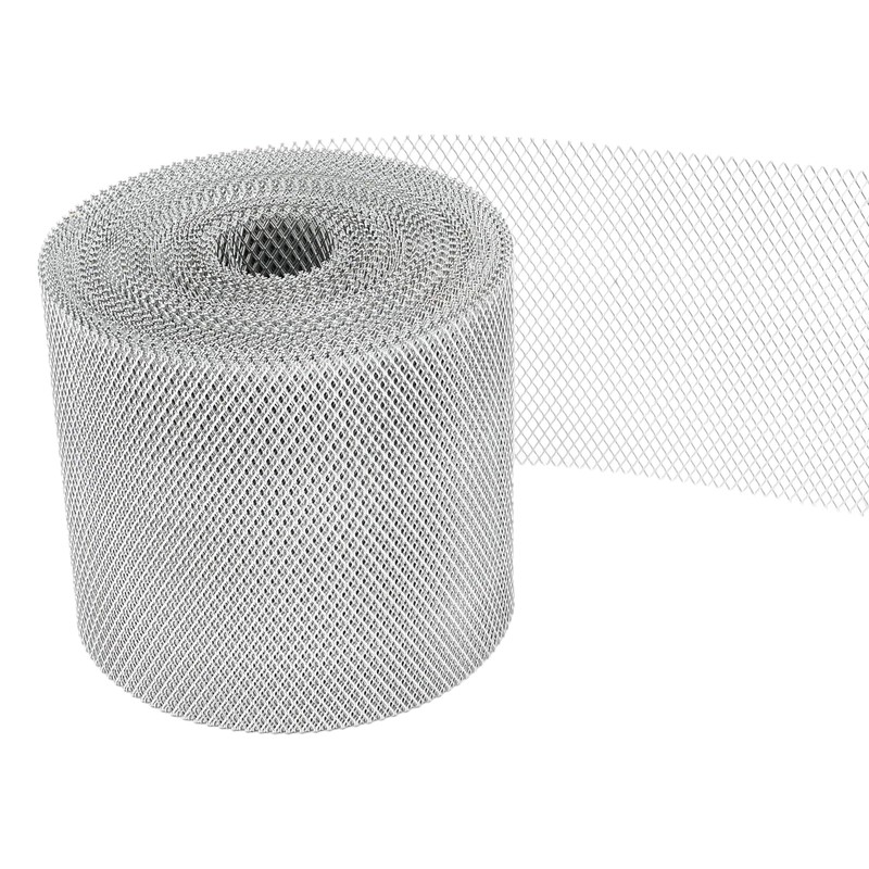 DYNAMI 5 Inch x 100 Ft Aluminum Gutter Guard Mesh,Aluminum